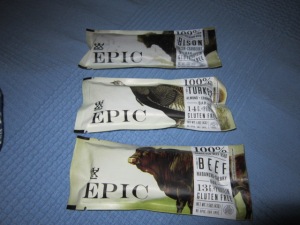 Epic Bars--if you see one, treat yourself, but drink plenty of water!