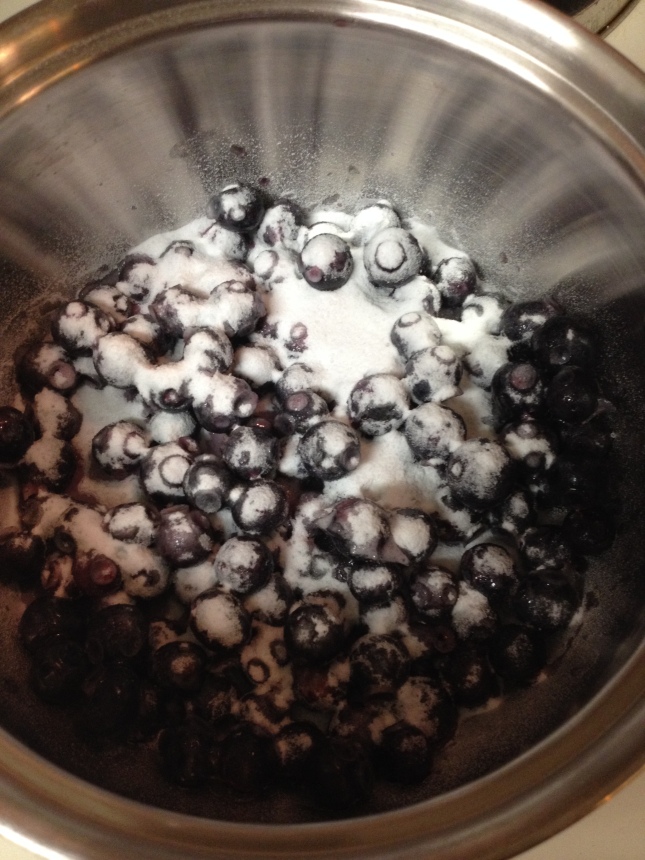 Blueberries and SomerSweet. Delicious on their own, but stay with me. 
