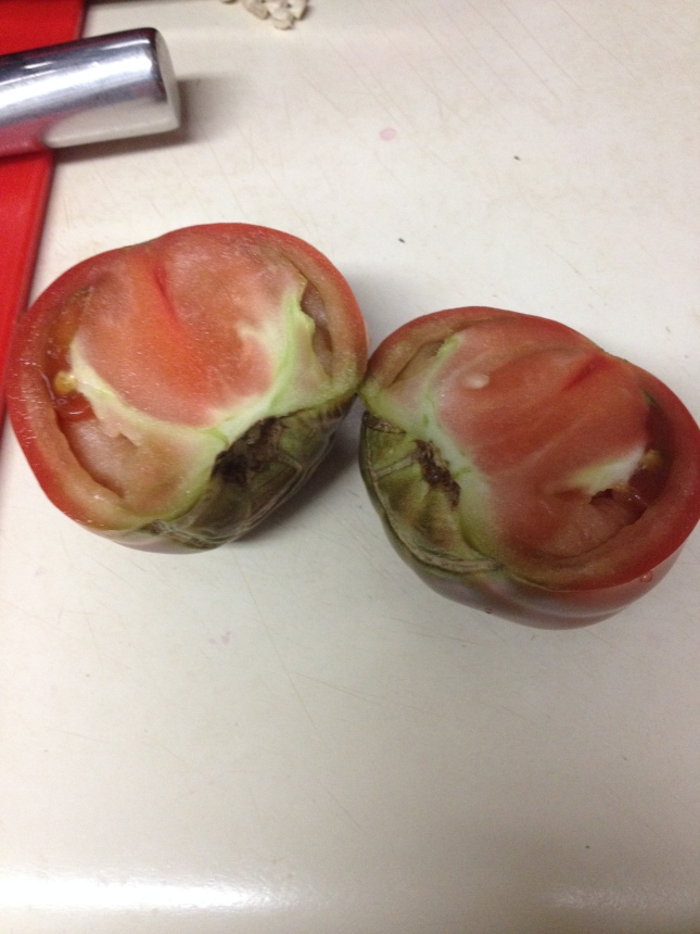 Pretty much what any tomato looks like, right? 