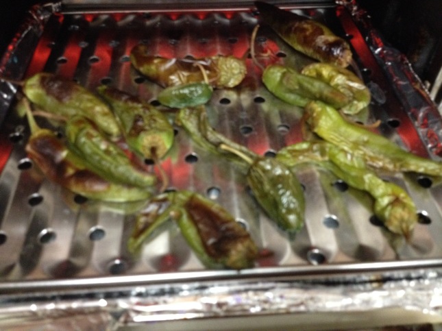 Roasted peppers. . .yum. 