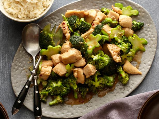 Chicken & Broccoli Stir-Fry (from The Food Network's website) 